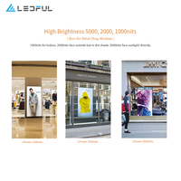 Écrans d'intérieur numériques intelligents SMD affiches publicitaires rideau d'affichage d'affiche LED Mobile lumineux pour la publication publicitaire