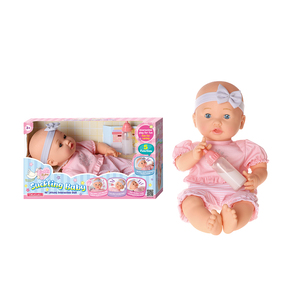 Adorable Muñeca Interactiva de Plástico de 16 Pulgadas (Llanto, Bebida, Control Facial y Sónico) para el Juego Creativo y Entretenimiento Diario de los Niños - Product Image 1