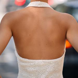 Nouvelle arrivée, robe sexy personnalisée, robe dos nu, robe à col en V profond, robe 100% coton, mini robe de soirée d'été - Product Image 2