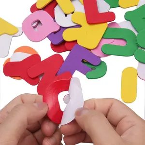 Benutzer definierte Großhandel Formen Kunst Bunte Alphabet Kinder Schaum Nummer Kombination Eva Aufkleber