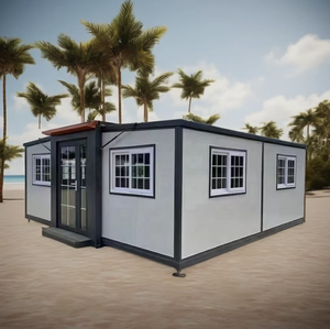A prueba de huracanes, impermeable, ignífugo, a prueba de viento, EE. UU., Europeo, australiano, pequeño, prefabricado, 20 pies, 40 pies, casa contenedor extensible - Product Image 1