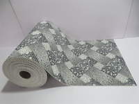 Tapis antidérapant de tapis de polyester de tapis de conception de mode commerciale résidentielle
