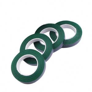 Décoration de mariage directe d'usine à la main bricolage emballage fleur ruban vert faisant des matériaux - Product Image 2