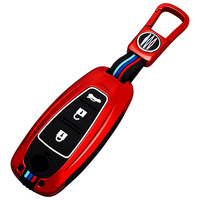 Coque de clé de voiture en alliage de zinc pour Suzuki Swift Sport Vitara Jimny (modèles sélectionnés) – Coque de télécommande 2 boutons avec porte-clés – Vente en gros