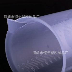 5000ml thickened plastic beaker, acid and <b>alkali</b> resistant, double-sided graduated cup, high temperature resistant measuring - Product Image 4