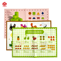 KIN SHUN 12" X 18" Tapis de table autocollant jetable pour tout-petits en plastique de qualité alimentaire pour restaurants, tables à manger, fêtes et voyages
