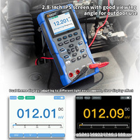 OWON Multimeter genggam AC/DC HDS120/HDS160, Multimeter genggam empat dan a setengah Digit dengan osiloskop