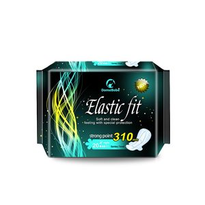 Toallas Sanitarias Biodegradables de Algodón para Mujer, Toallas Sanitarias Transpirables de Algodón Puro para la Menstruación - Product Image 1