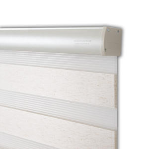 Haute qualité Smart motorisé sans fil jour nuit zèbre stores automatiques tissu bandes nuances rideaux bureau gratuit électrique - Product Image 4