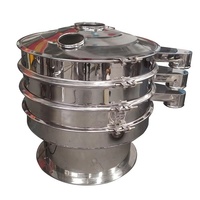 Hocheffizienter ein-deck-rotations-vibro-bildschirm-pvc-trennschutz kreisförmiger vibrator-schalter für minen metallurgie chemiepulver