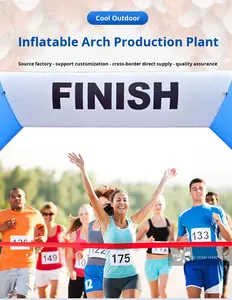 Arco Inflable Impermeable Multicolor Personalizable para Línea <span class=keywords><strong>de</strong></span> Meta, con Alimentación por CC, para Eventos al Aire Libre, Fiestas y Publicidad - Product Image 6