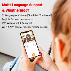 Водонепроницаемая мини-камера IP65 H.264 для видеоблогов, Wi-Fi, 180°, с встроенным микрофоном и функцией отслеживания поворота для велоспорта - Product Image 4