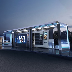 Parada de Autobús con Toldo para Exteriores, Venta al por Mayor, Parada de Autobús Inteligente con Caja de Luz Publicitaria LED Solar, Personalizable OEM - Product Image 1