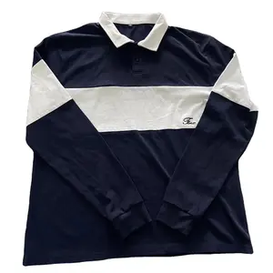 Wholesale Custom Logo Men Polo T-shirt Short Sleeve 100%cotton Tee Striped Plain Golf Two Tone Men's Shirts Plus Size Oem