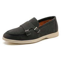 Mocassins à plateforme à lacets, chaussures rétro en cuir véritable, tendance mode printemps-automne, semelle extérieure en caoutchouc antidérapante, respirants