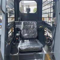 Certifié CE Mini roue Skid Steer Loader Cabine équipée Machines de construction agricole Livraison gratuite! Noyau de roulement de chargeur avant