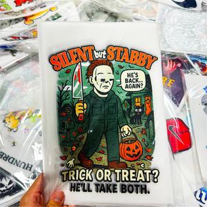 <span class=keywords><strong>Vente</strong></span> directe d'usine, autocollants pour vêtements d'Halloween en transfert DTF, matériau écologique, transfert DTF pour t-shirts - Product Image 2