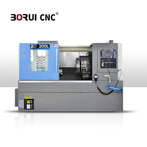 Tour CNC à banc incliné BR200L pour le traitement des composants de transmission de moto - Product Image 1
