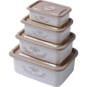 Refrigerator storage box Household food grade crisper kitchen fruit vegetable egg freezer sealed box with lid