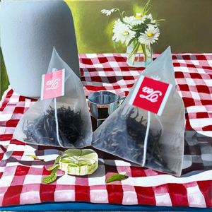 ถุงกรองชาไนลอนใสแบบมีเชือกผูก สำหรับชาใบชา ชาสมุนไพร ชาดอกไม้ - Product Image 6