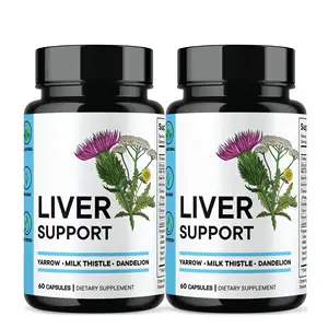 Natural Liver Health Detox Support Supplement Capsules with Milk Thistle Zinc Choline Dandelion Beet Root Good for Healthcare