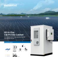 Système de stockage d'énergie solaire tout-en-un VoltaNest haute tension 120 kW 200-241 kWh 100 kWh hors réseau, OEM disponible, LFP, C&L ESS
