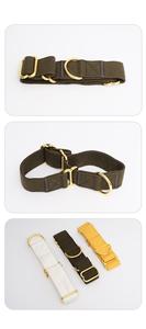 Conjunto de Collar y correa de lana de Tweed para perro, calidad superior, collar orgánico de cáñamo para mascotas, juego de correa de lujo - Product Image 6