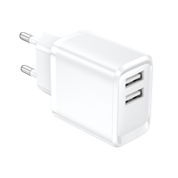 Pengisi Daya Dinding Cepat Mini Eu Plug QC3.0 dengan Port Type-C & USB (12W-100W) Desain Tahan Api untuk Ponsel