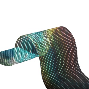 Mur vidéo LED en verre transparent flexible intérieur/extérieur Affiche numérique avec panneaux d'affichage en maille - Product Image 1