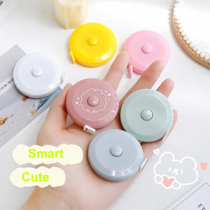Mini metro a nastro piccolo misuratore portatile per studenti metro a nastro a misura morbida tre circonference gambe vita busto vestiti righello - Product Image 3