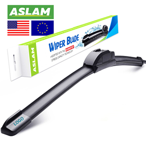 Aslam Nhà Máy Giá Hot-Bán Mềm Chuối Phổ Không Khung Xe Cửa Sổ Làm Sạch Kính Chắn Gió Lưỡi Gạt Lau 100% Cao Su Tự Nhiên - Product Image 1