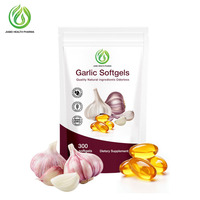 Extrait d'ail vieilli inodore OEM ODM 500 mg en gélules molles Allium Sativum 300 gélules 150 portions Vente en gros Suppléments alimentaires en vrac