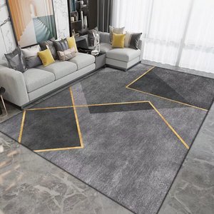 Elegante grande porte europeu estilo sala tapetes venda quente e personalizável para anti-derrapante e fácil manutenção