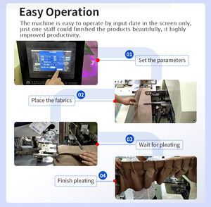 Hot-Selling Fully <b>Automatic</b> Fast Curtain Pleating <b>Machine</b> 220V for Apparel Production New 2020 - Product Image 5