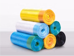 Sacs poubelles transparents pour cuisine de 13 gallons avec cordon de serrage - Product Image 6