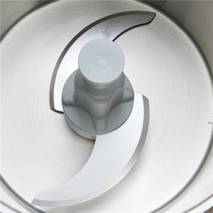 Picadora de Alimentos Eléctrica Comercial Compacta, Máquina Procesadora de Carne y Vegetales de Acero Inoxidable - Product Image 6