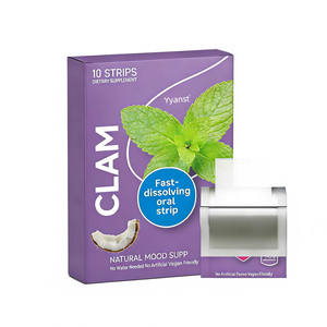 Suplemento Dietético Orgánico de Ashwagandha Sin Gluten para Adultos OEM/ODM - Tiras Orales de Disolución Rápida para Alivio del Estrés y Relajación - Product Image 1