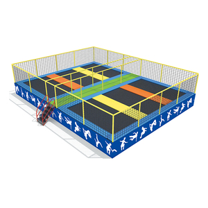 Kids Playground Indoor <b>Slide</b> Park Equipment Cheap Bungee Jumping <b>Bed</b> Big Size Trampoline - Product Image 6