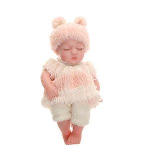 Vente en gros de poupées reborn en vinyle de 12 pouces, bébé réaliste, en silicone, fait à la main, cadeau d'anniversaire pour fille - Product Image 3