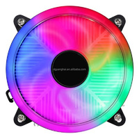 Ventilateur de refroidissement CPU PWM 4 broches LED en cuivre et aluminium pour ordinateur Intel Core LGA 1150 1151 1155 1156 1200 1366 1700 I3 I5 I7