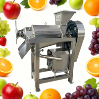 0,5T/H RVS 304 energiezuinige fruit- en groentesapcentrifuge voor dranken-/fruitverwerkingsbedrijven