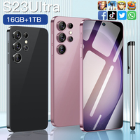 S23 Ultra 1TB 5G Móvil 16GB RAM 7.3 Pulgadas AMOLED 108MP Deca Core Batería de 8000mAh Carga Rápida Doble SIM OTG Activo