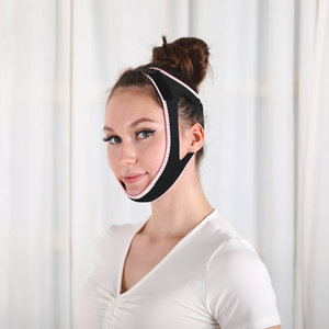 Correa de soporte para la barbilla, cinturón antironquidos, ayuda transpirable para dormir para mujeres, diseño simple, origen Zhejiang - Product Image 1
