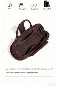 Bolso de Mano de Mujer de PU, Estilo <span class=keywords><strong>Boston</strong></span>, Tejido, Invierno 2025, Nuevo, de Un Solo Hombro, Cruzado, con Cierre de Clip, Forro de Poliéster, Color Caramelo - Product Image 5