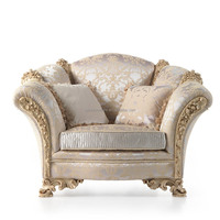 Ensemble de canapés sectionnels de luxe français, style néoclassique, sur mesure, en bois massif européen, sculpté à la main, avec revêtement en tissu, pour salon