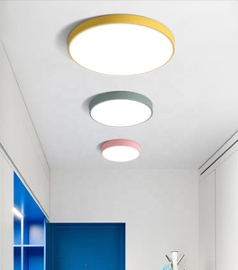 72W 80Cm Kích Thước Lớn Không Tì Vết Siêu Siêu Mỏng Kiểu Bắc Âu Macron Đèn Trần <span class=keywords><strong>LED</strong></span> Tròn Phong Cách Hiện Đại - Product Image 3