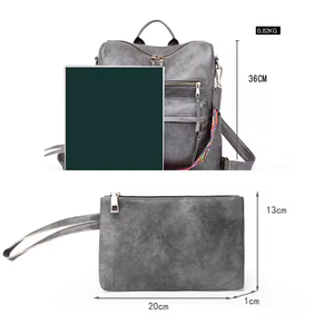 Mochila Casual Personalizada para Mujer, de Gran Capacidad, Impermeable, Transpirable, de PU, para Exteriores, para la Escuela - Product Image 2