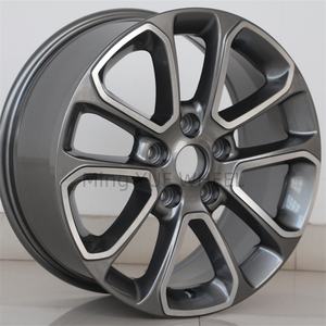 Mingyue 4X4 Off Road 18X8J 5X127 Llanta de rueda de coche de pasajero de plato profundo negro <span class=keywords><strong>para</strong></span> <span class=keywords><strong>Jeep</strong></span> Wrangler Trackhawk Summit Grand Cherokee - Product Image 1