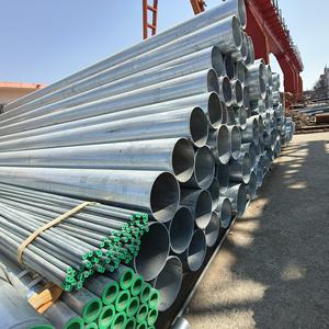 Gi 아연 도금 강철 원형 파이프 DN40 48.3mm 2 인치 DN50 비계 파이프 사전 아연 도금 강철 파이프 가격 - Product Image 2