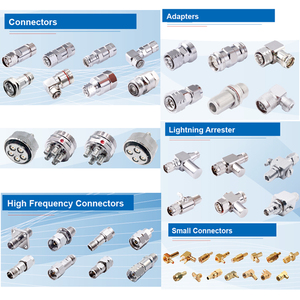สายเคเบิลรั่วและขั้วต่อตัวเมียแบบหนีบขนาด1/2นิ้ว - Product Image 5